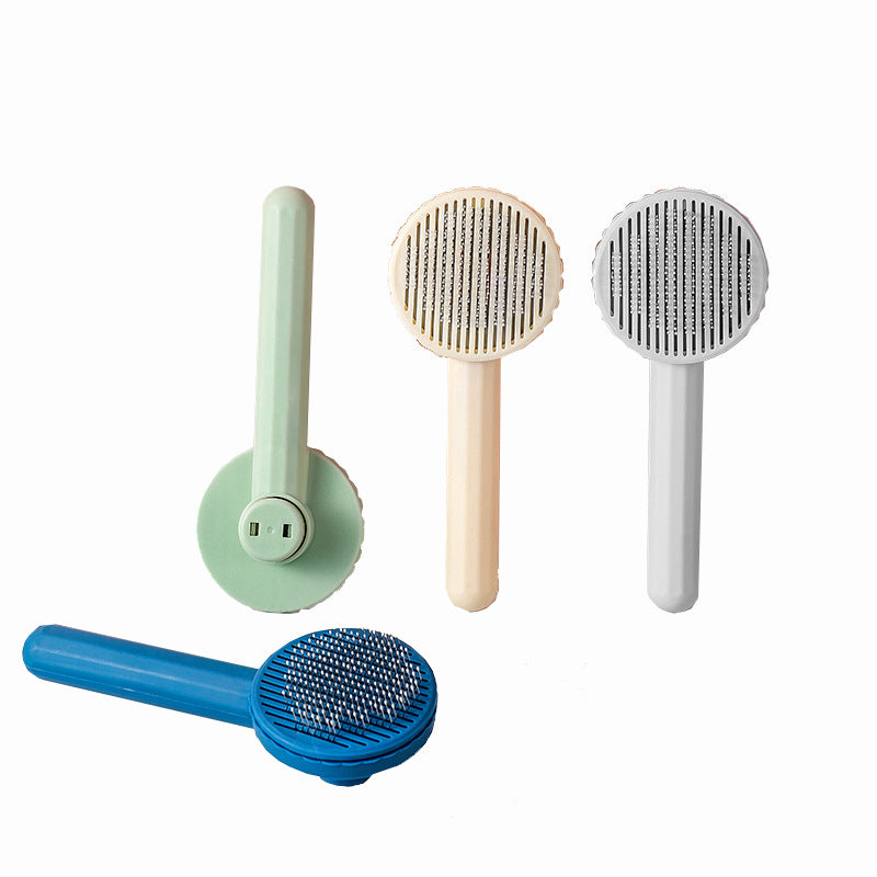 Cat Grooming Pet Hair Remover Brush Short Massager