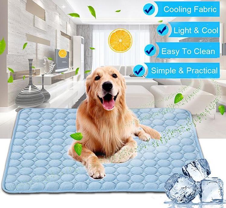 Pet Dog Cat Ice Silk Cold Nest Pad For Cooling