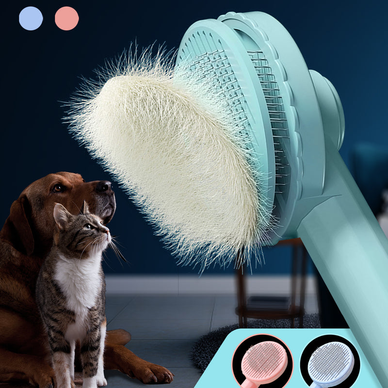 Cat Grooming Pet Hair Remover Brush Short Massager