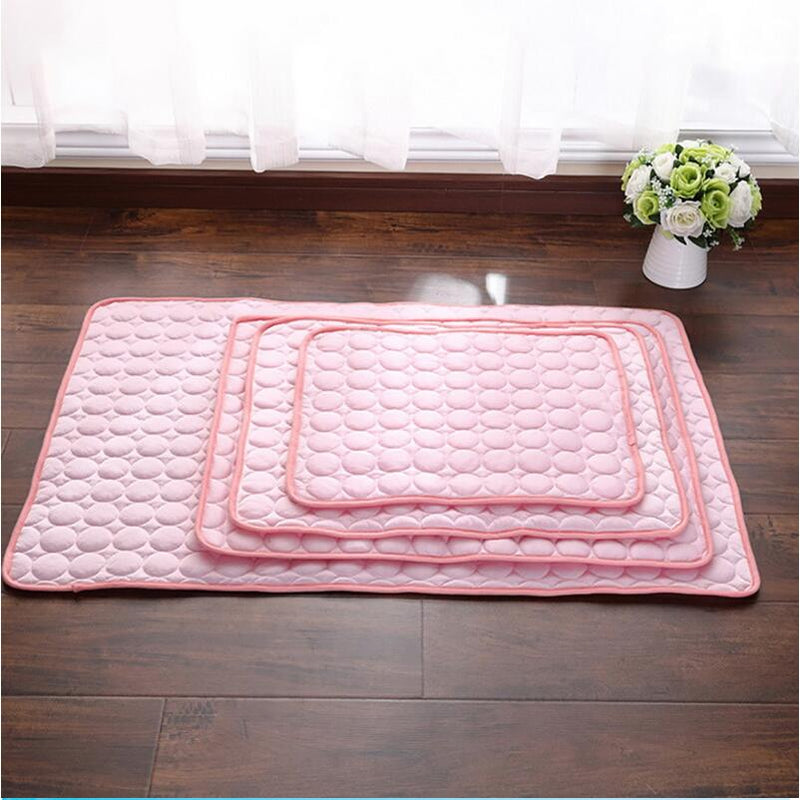 Pet Dog Cat Ice Silk Cold Nest Pad For Cooling