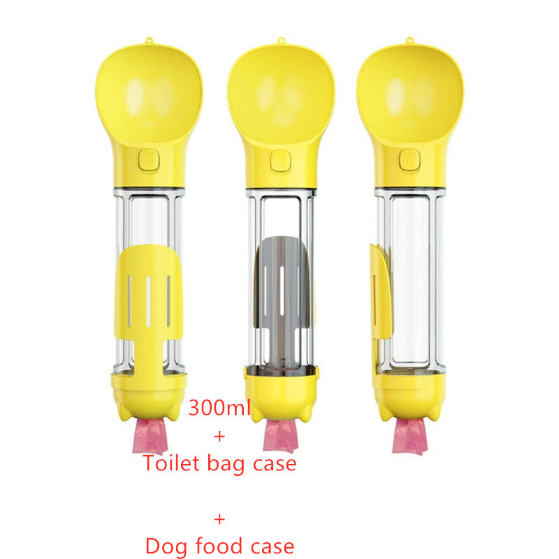 Portable Pet Water Bottle Garbage Bag Storage