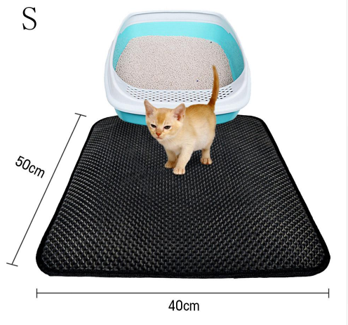 Double Layer Litter Cat Bed Pads Mat Trapping Pets