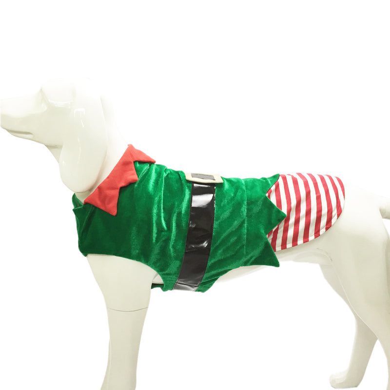 Fashion Clothes Green Elf Pet Dog Beautiful Costume