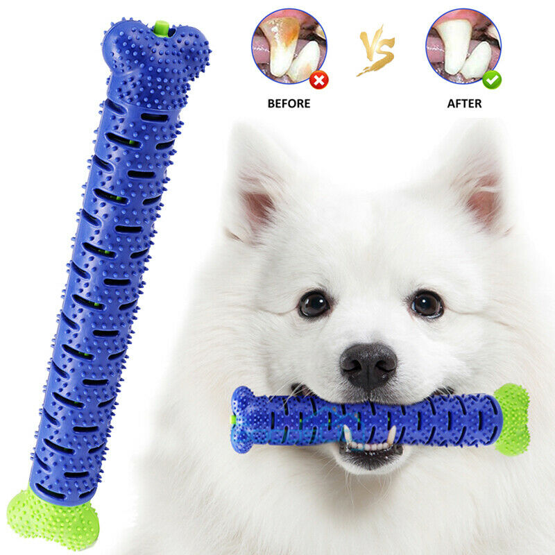 Dog Chew Toothbrush Cleaning Brushing Stick Toys