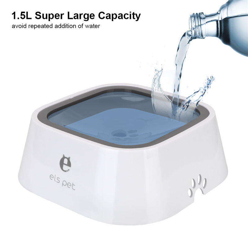 Cat Dog Water Bowl Carried Floating Feeder Dispenser