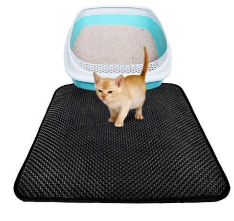 Double Layer Litter Cat Bed Pads Mat Trapping Pets