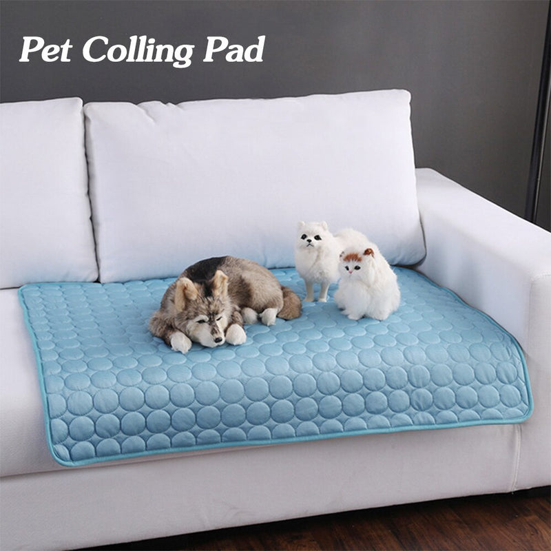 Pet Dog Cat Ice Silk Cold Nest Pad For Cooling