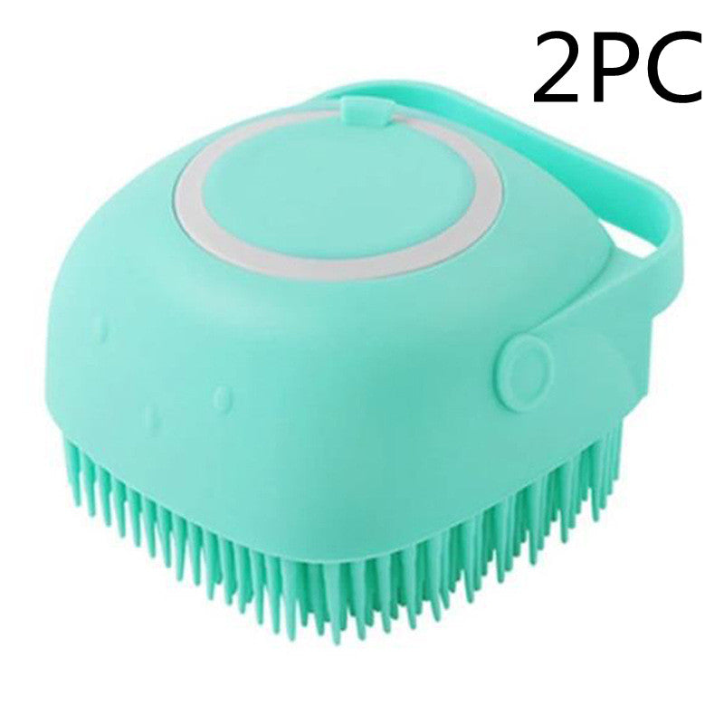 Pet Grooming Silicone Dog Bath Massage Gloves Brush