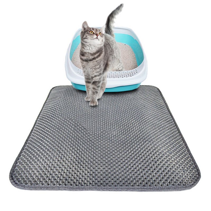 Double Layer Litter Cat Bed Pads Mat Trapping Pets