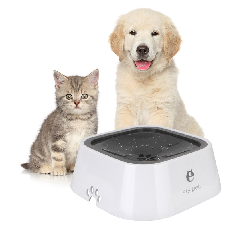 Cat Dog Water Bowl Carried Floating Feeder Dispenser