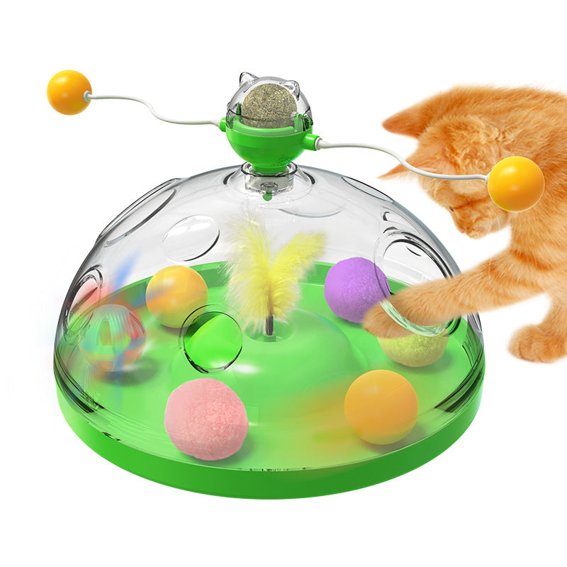 Cat Toys Multifunctional Turntable Ball Pinwheel