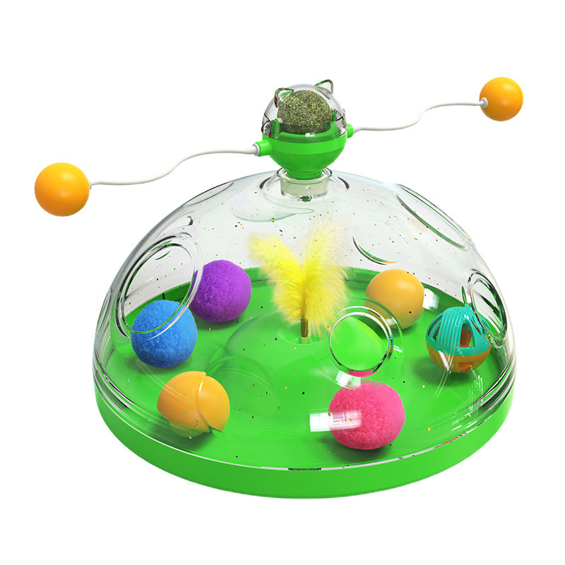 Cat Toys Multifunctional Turntable Ball Pinwheel