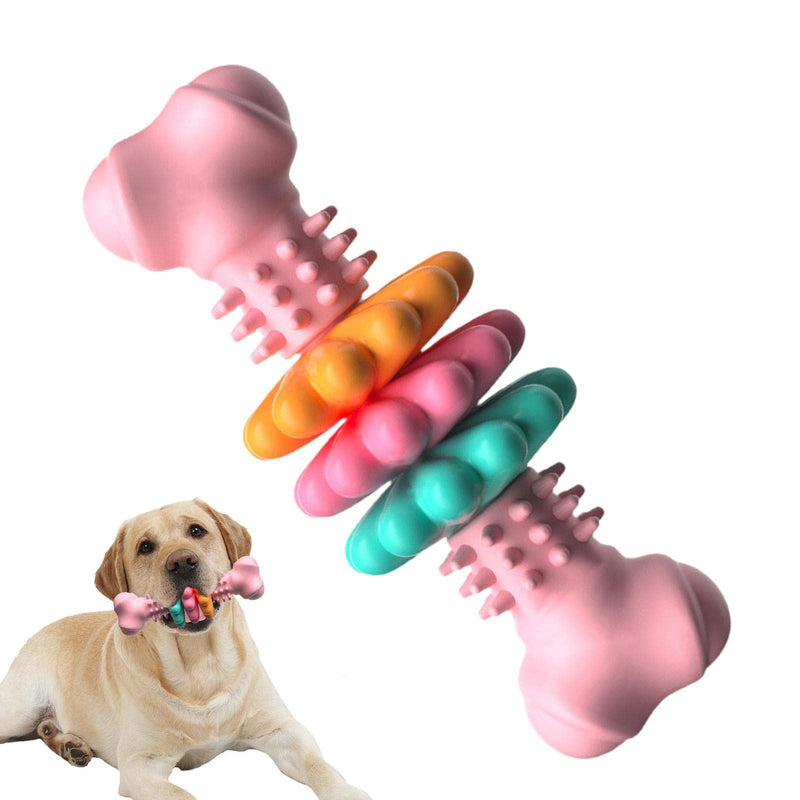 Dog Chew Bone Type Teeth Cleaning Indestructible Toy