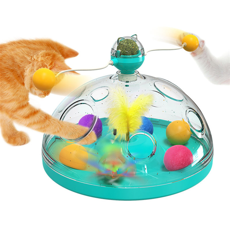 Cat Toys Multifunctional Turntable Ball Pinwheel