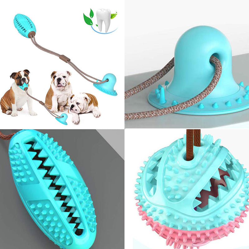 Ball Toy For Dog Chew Bite Tooth Cleaning Toothbrush