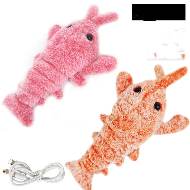 Pet Electric Jumping Shrimp Simulation Toys