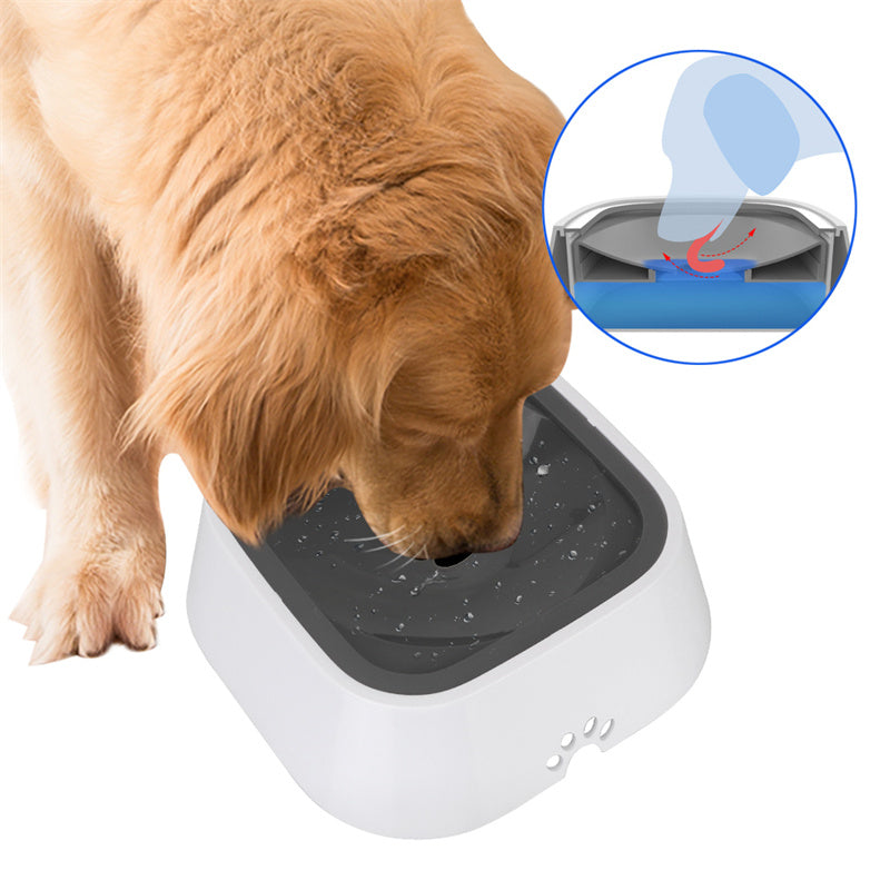 Cat Dog Water Bowl Carried Floating Feeder Dispenser