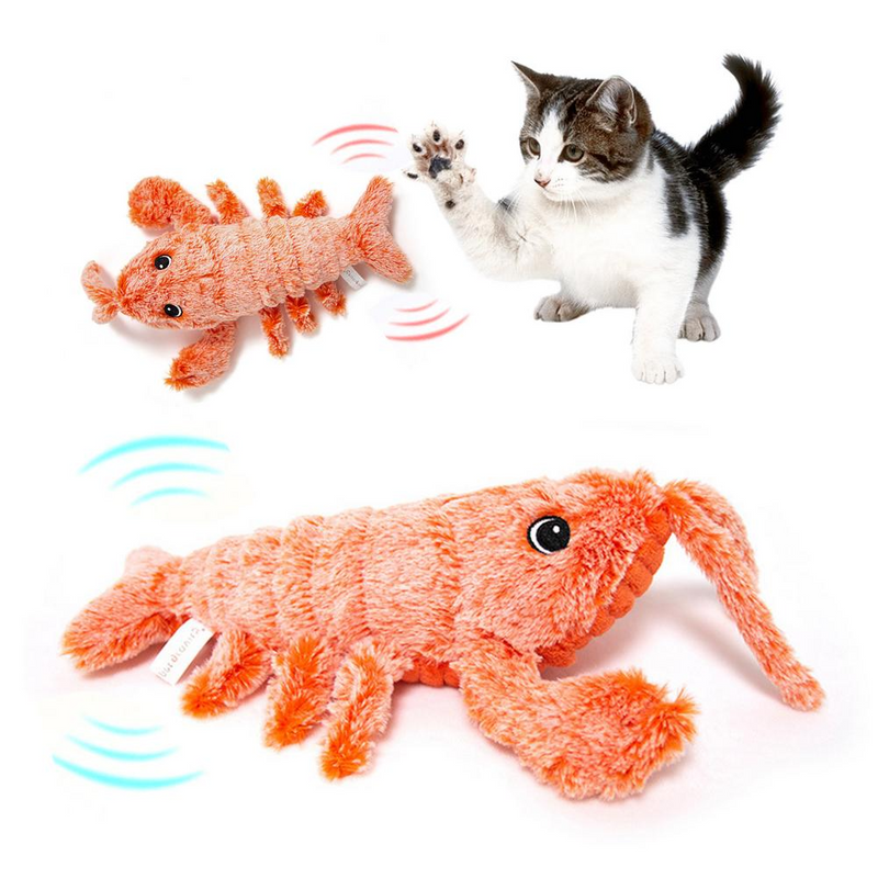 Pet Electric Jumping Shrimp Simulation Toys